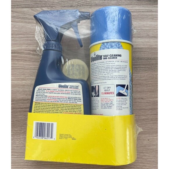 Vintage Woolite 2 Pack Rug Cleaner Self Cleaning Tough Stain Sealed 1994 - Picture 2 of 8